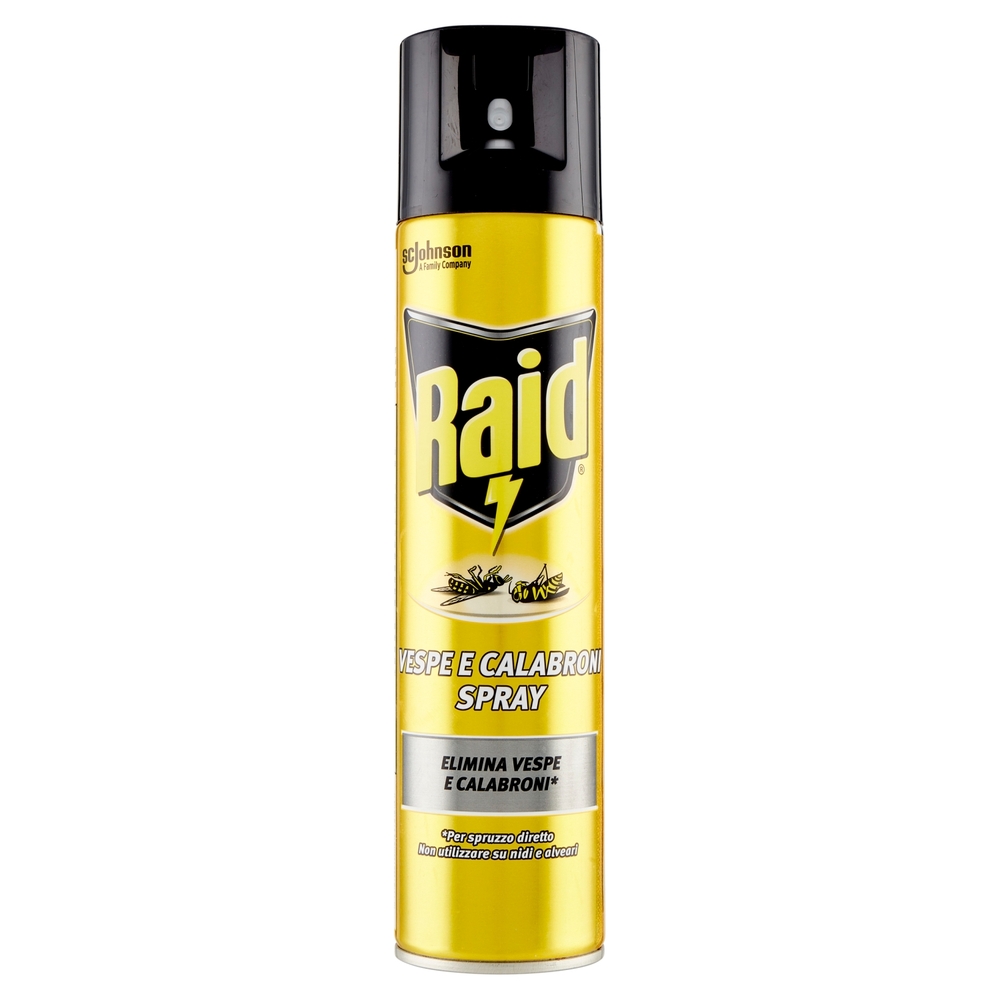 Raid Vespe e calabroni, spray aerosol, 1 bombola da 400 ml